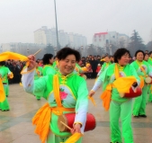 元宵節(jié)中都廣場(chǎng)文藝演出照片